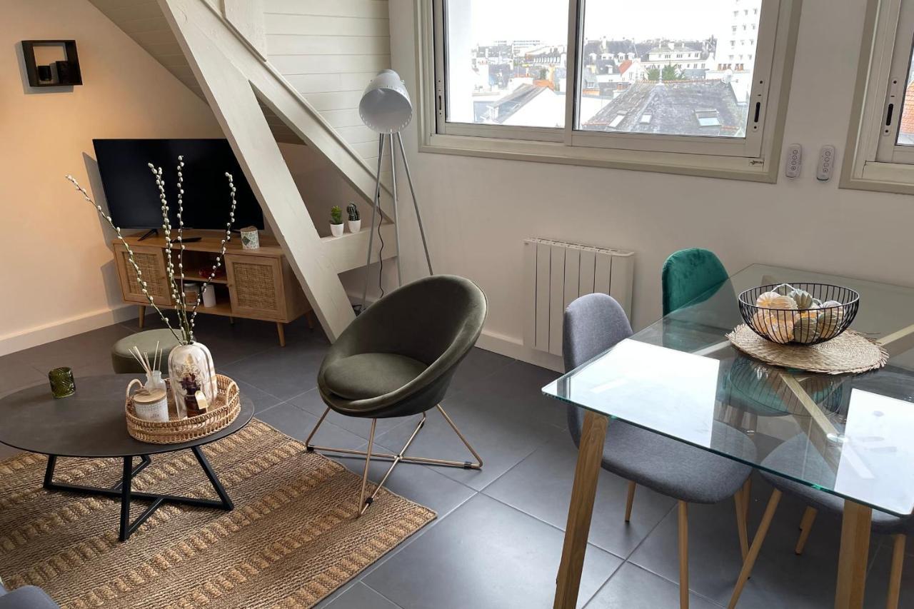 41 Sangnier T3 Dernier Etage Apartment Lorient Bagian luar foto